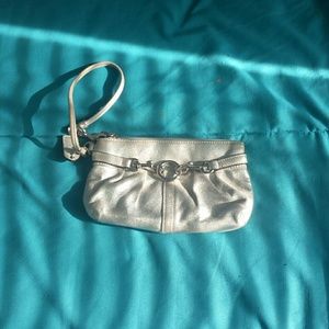 Small coach wristlet